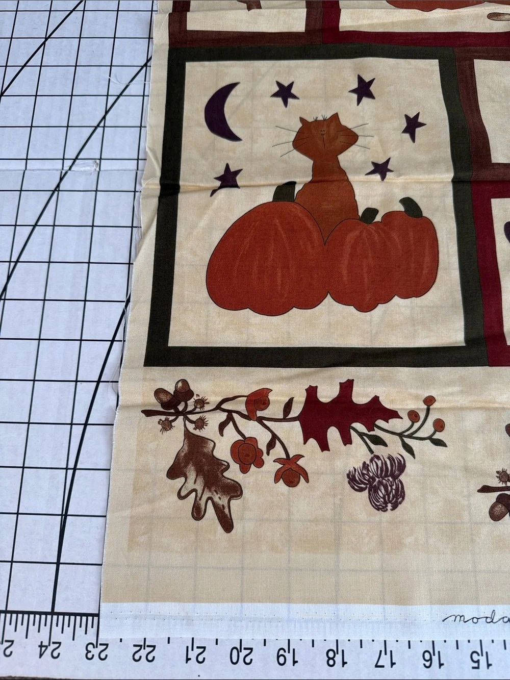 Moda Gobble Gobble Quilt Panel Lot Sandy Gervais Thanksgiving Turkey Fall